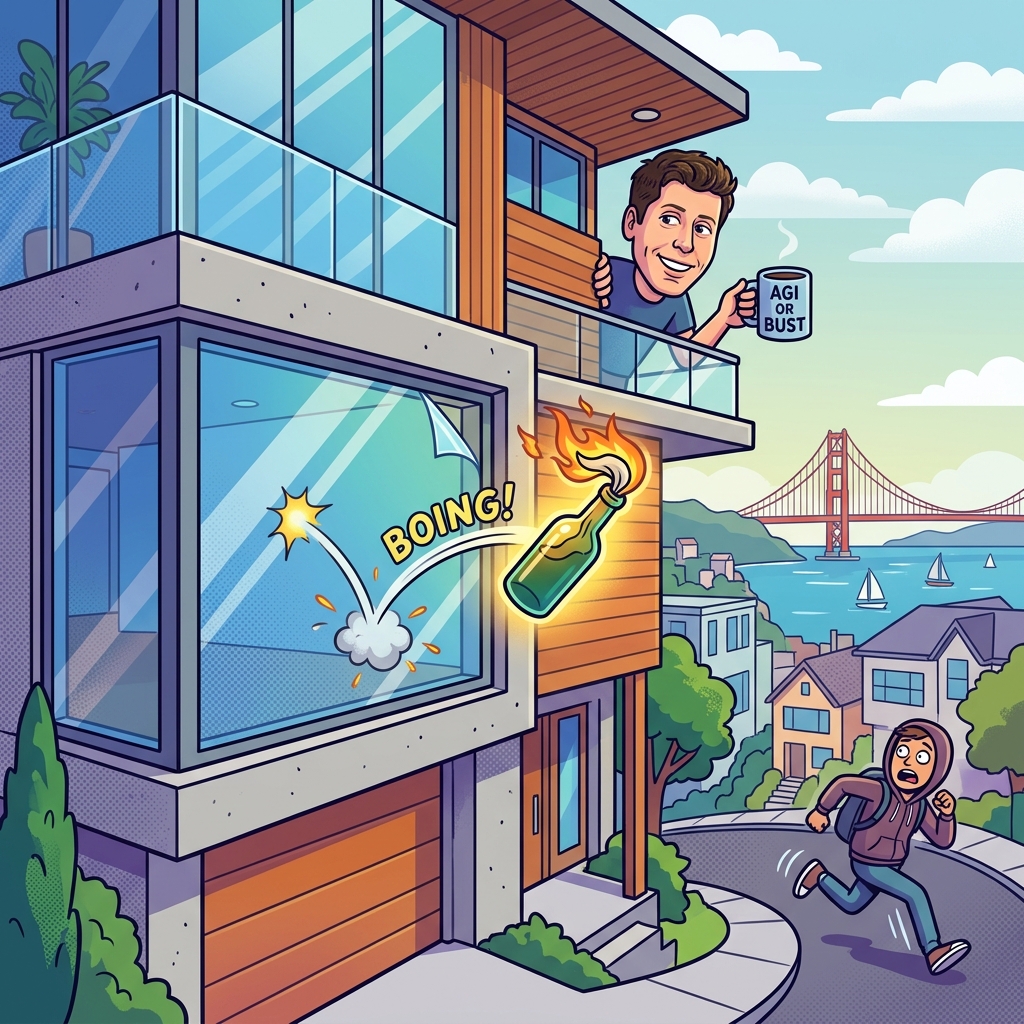 The Great Molotov Bounce: Sam Altman’s Unofficial AGI Stress Test