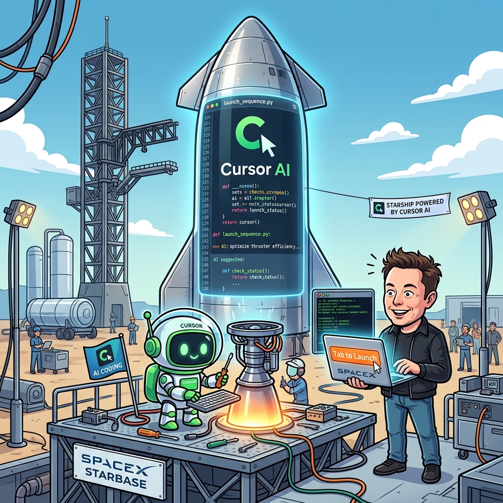 SpaceX + Cursor: When "Tab-to-Autocomplete" Launches a Rocket